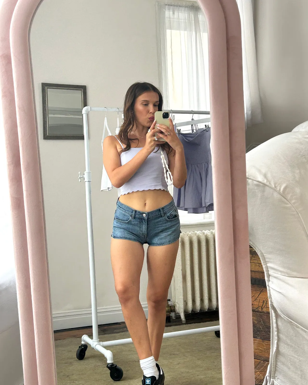 Sweet Solstice Scallop Crop Cami