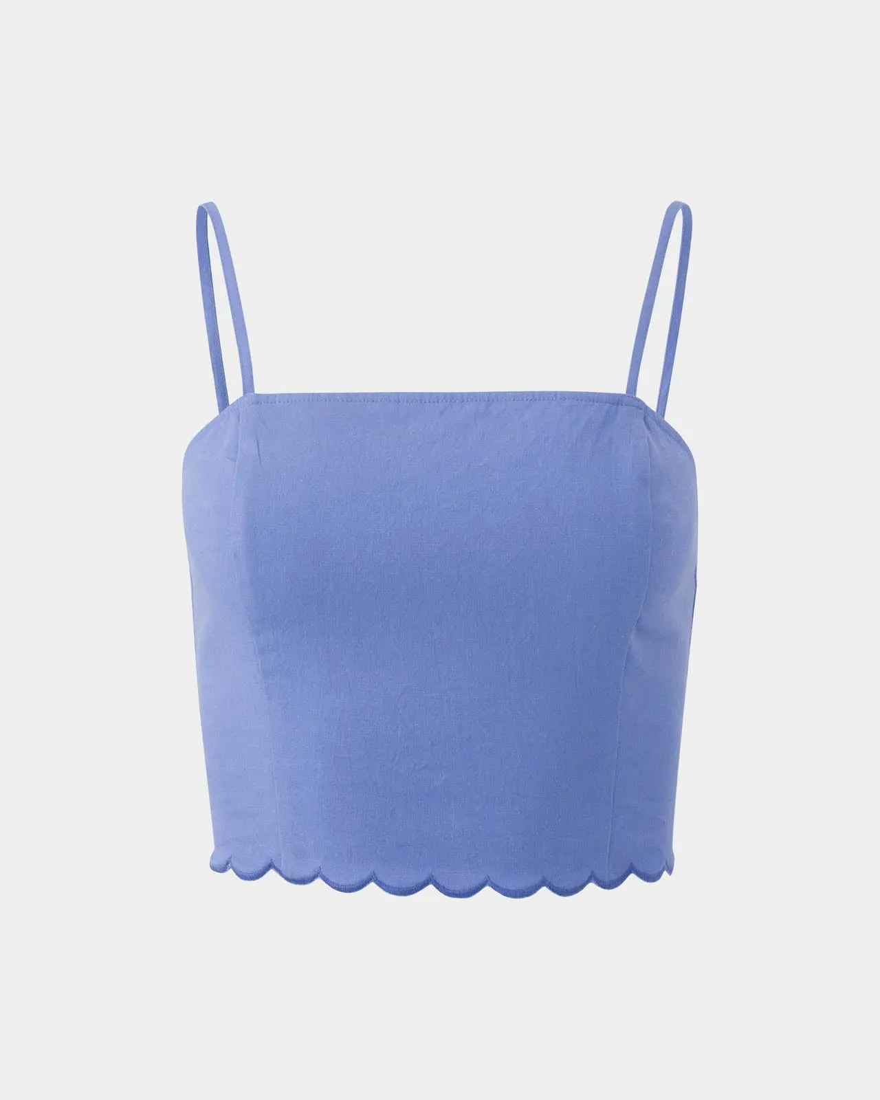 Sweet Solstice Scallop Crop Cami