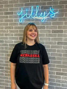 Unisex “Nebraska” T-Shirt - Black