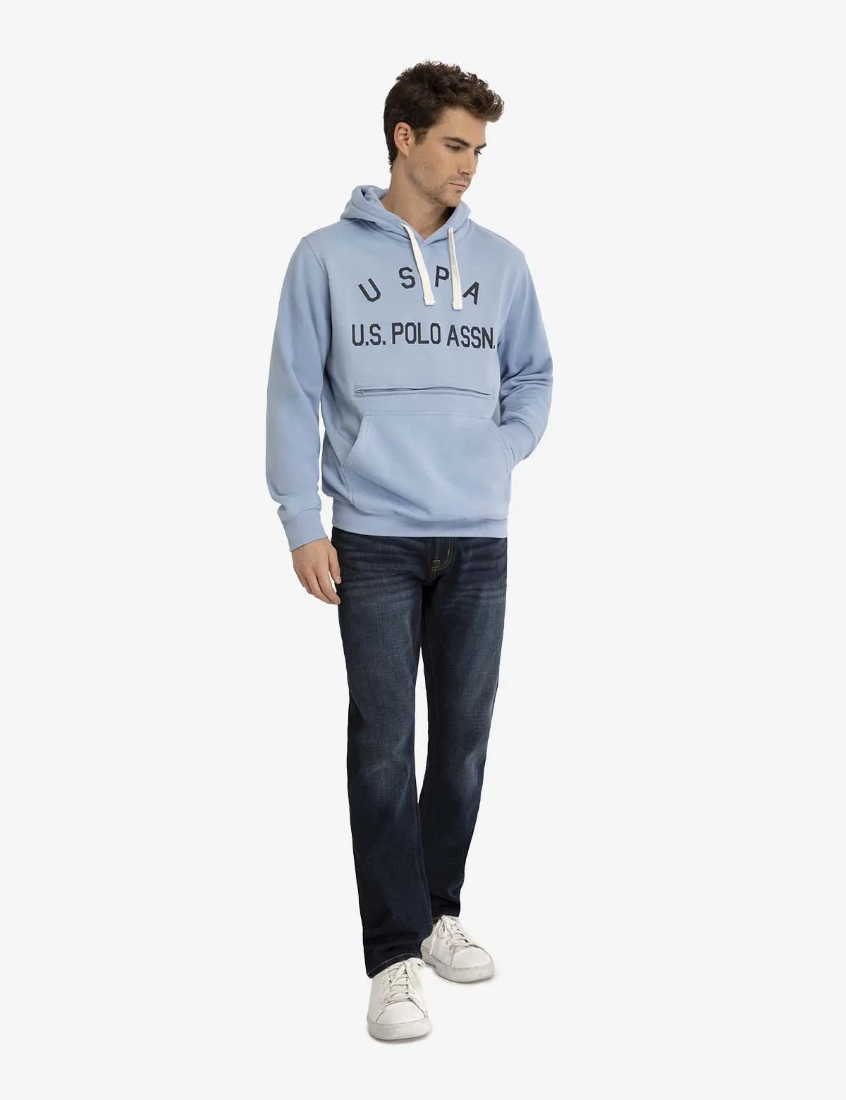 USPA FLEECE GRAPHIC PULLOVER HOODIE