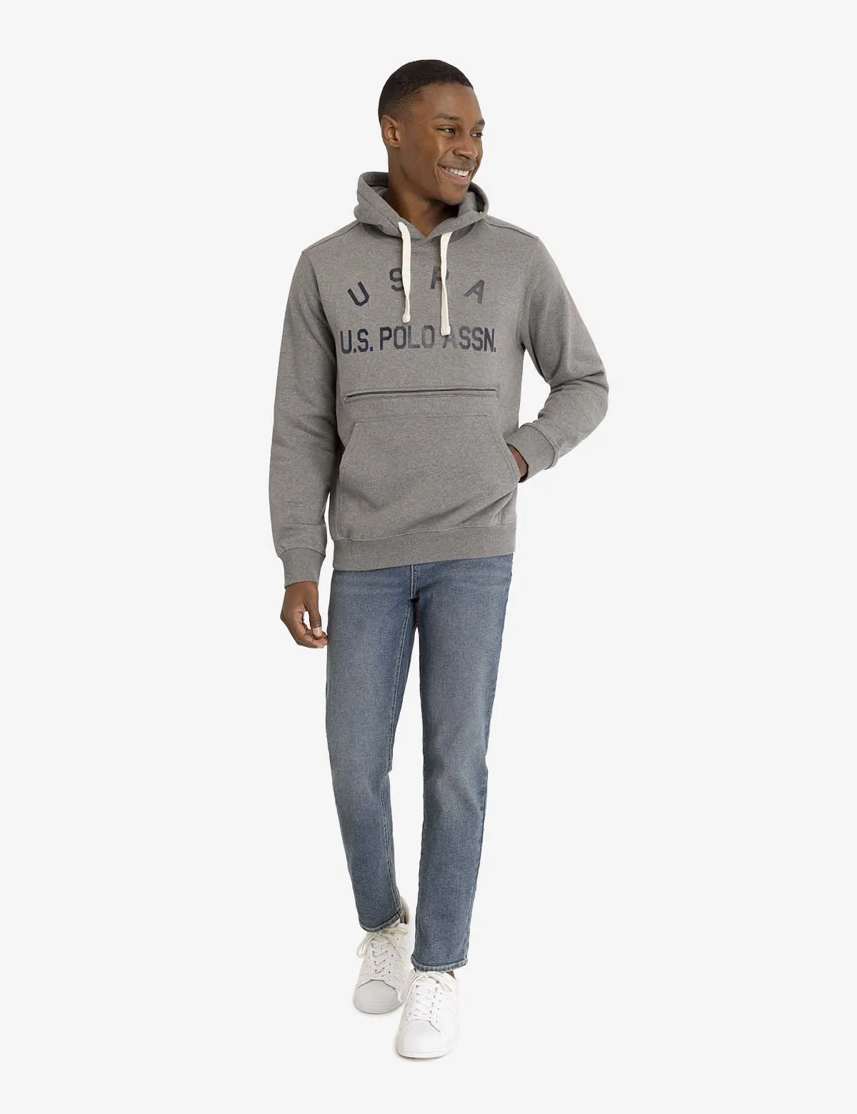 USPA FLEECE GRAPHIC PULLOVER HOODIE