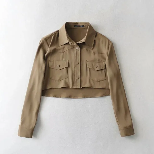 Veronica Boxy Cropped Jacket