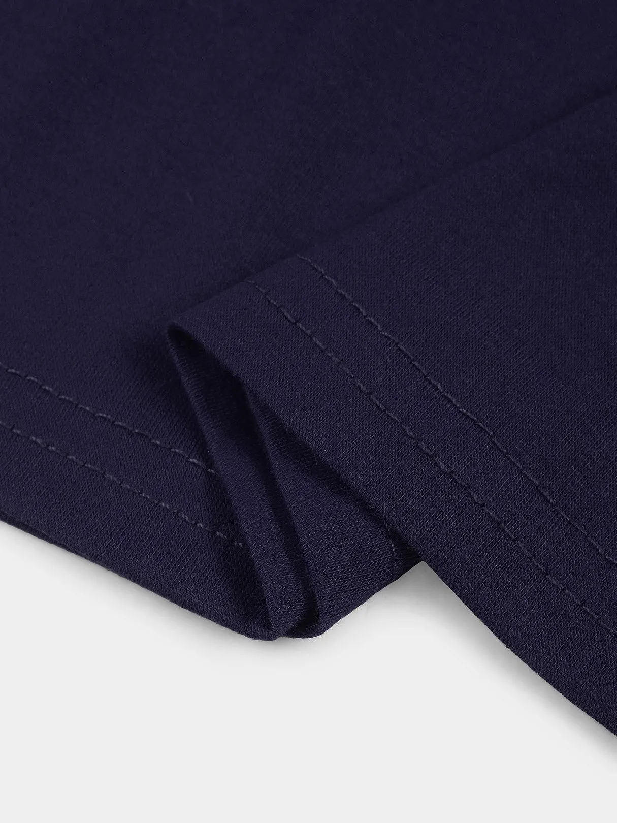 Wholesale Navy V-Neck Short Sleeve Plain Cut Out Shirt Dresses