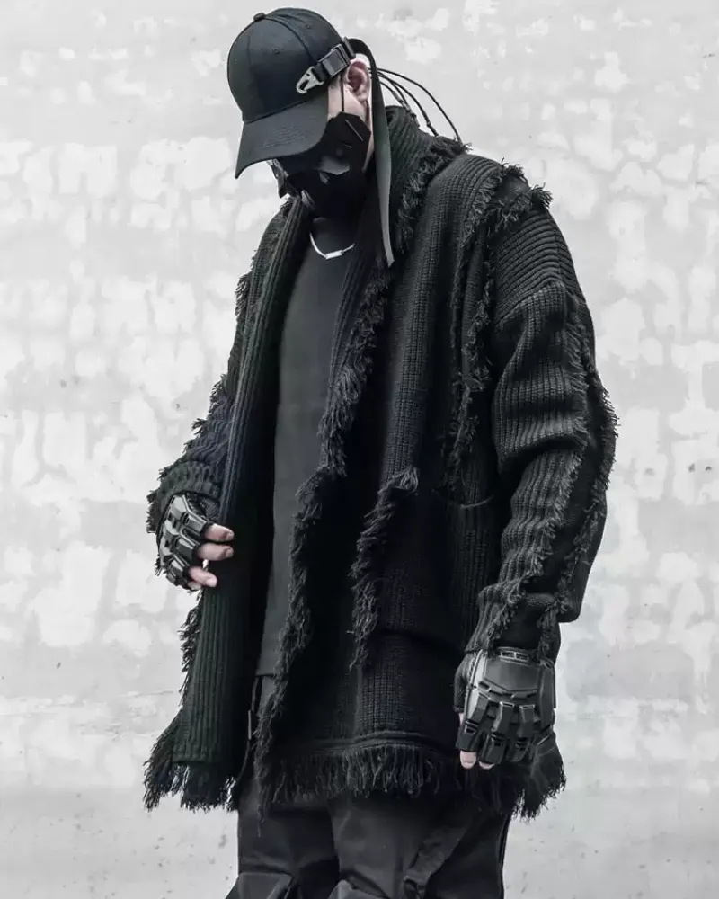 Yamamoto Tassel-Design Knitted Sweater